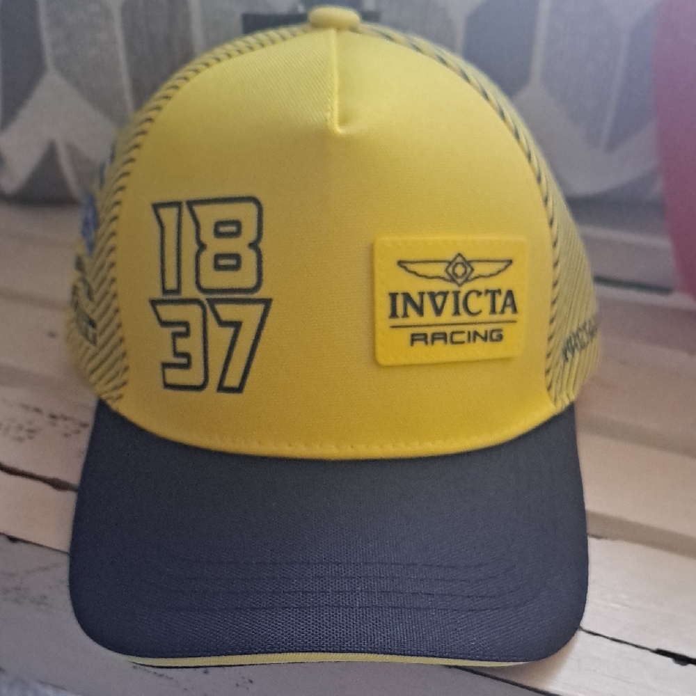 INVICTA RACING Yellow & Black baseball Hat